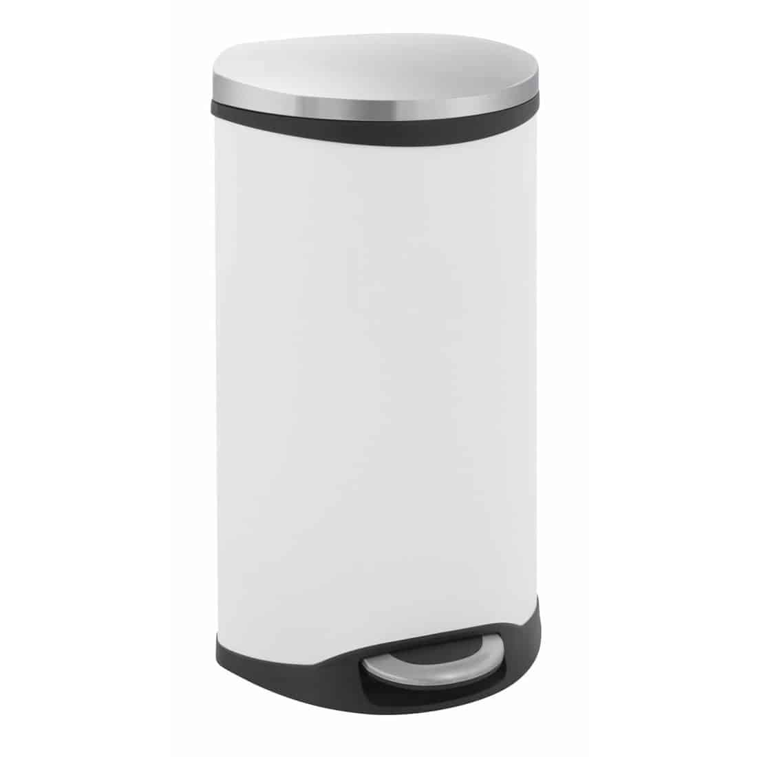 Shell Bin Step Bin 30l White