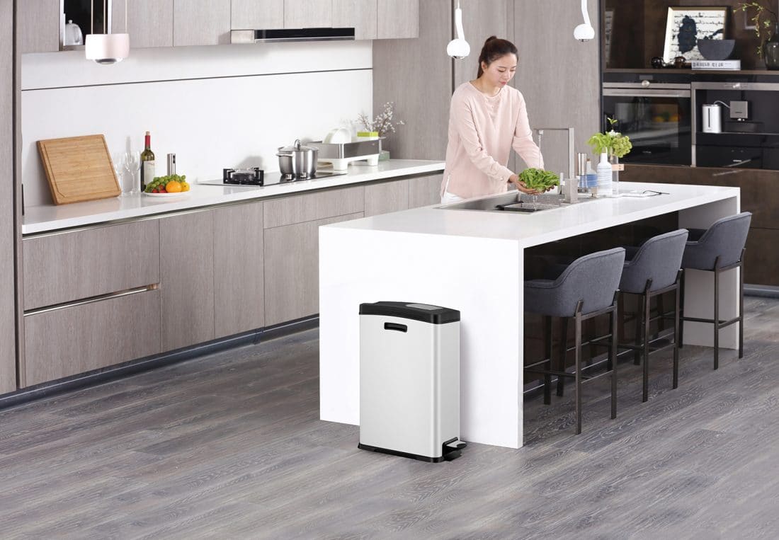 Rejoice Step Bin 30L White