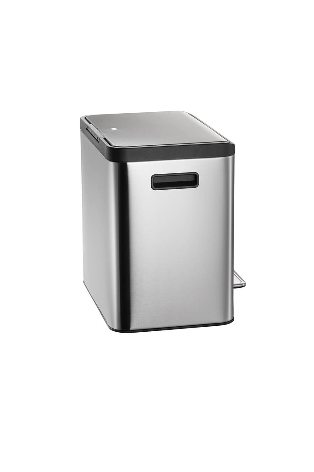 EcoCasa Recycle Step Bin 12+12L Matt s/s