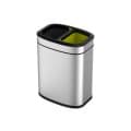 OLI-Cube Recycle Trash Bin open top 10+10L Matt s/s