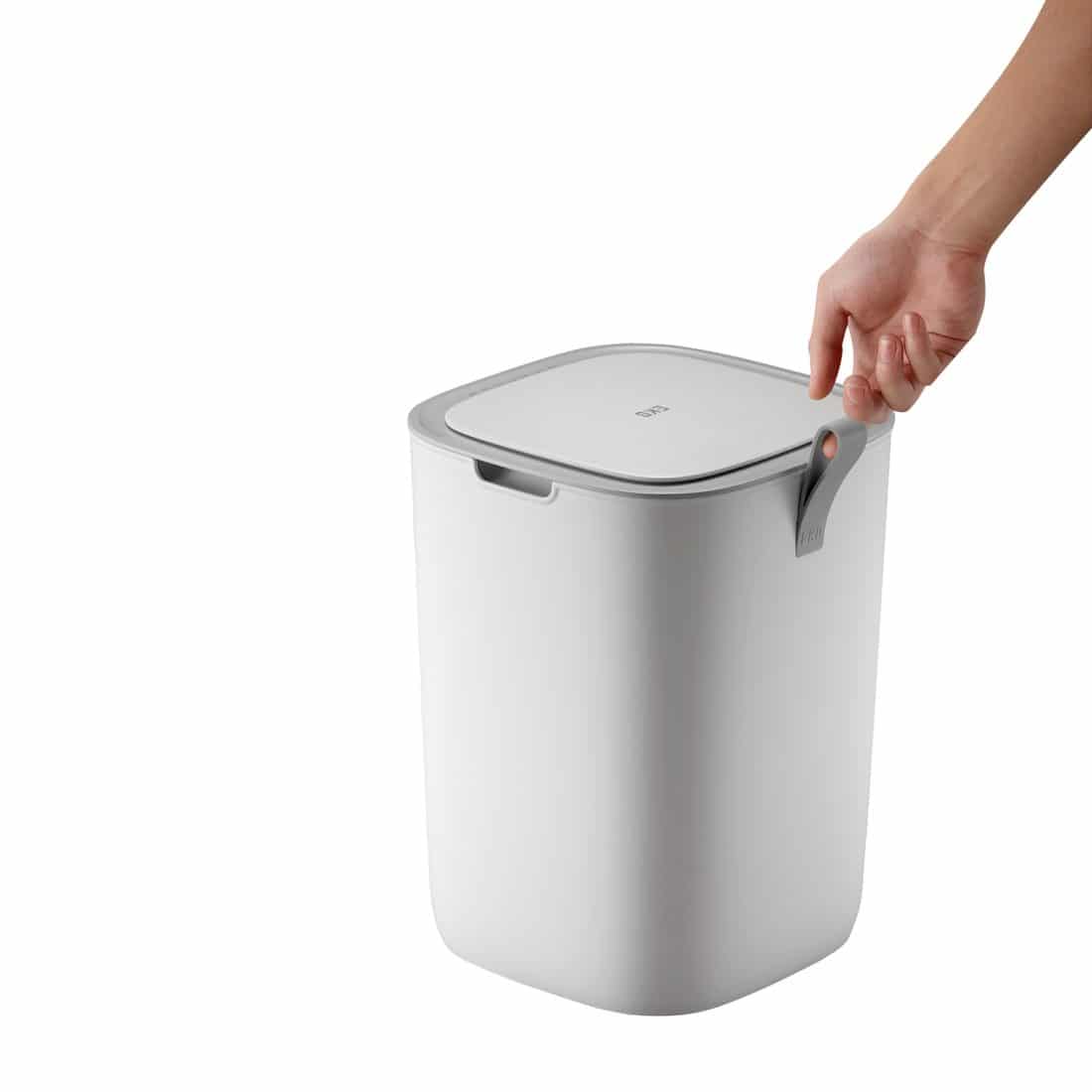 Morandi Smart Sensor Bin 12L White