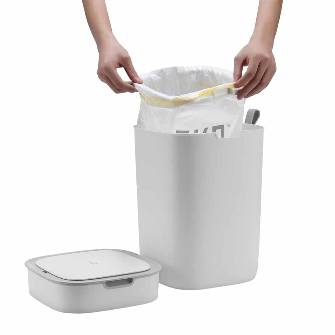 Morandi Smart Sensor Bin 12L White