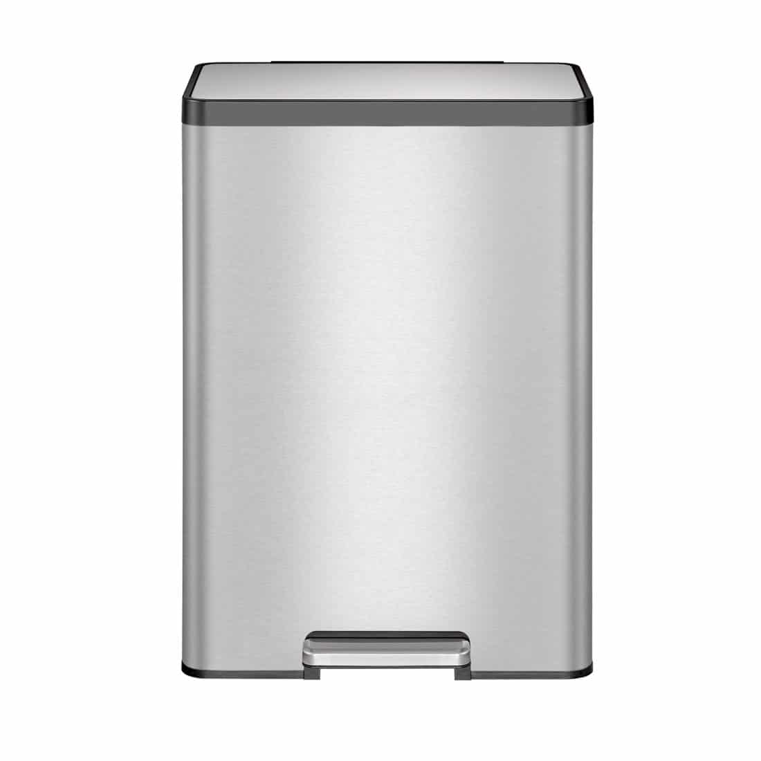 EcoCasa II Step Bin 45L Matt s/s