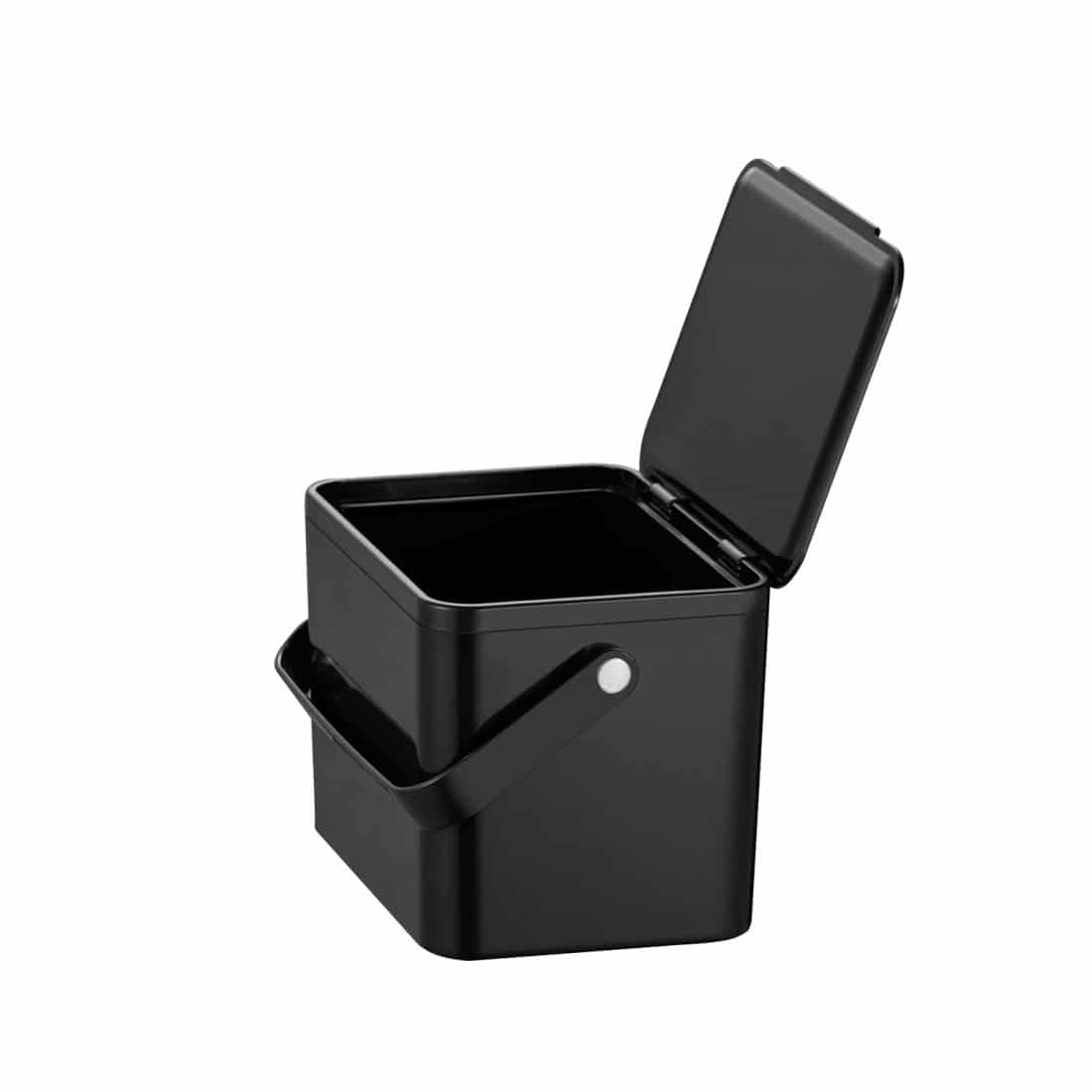 Countertop Trash Bin antibacterial 4L Black