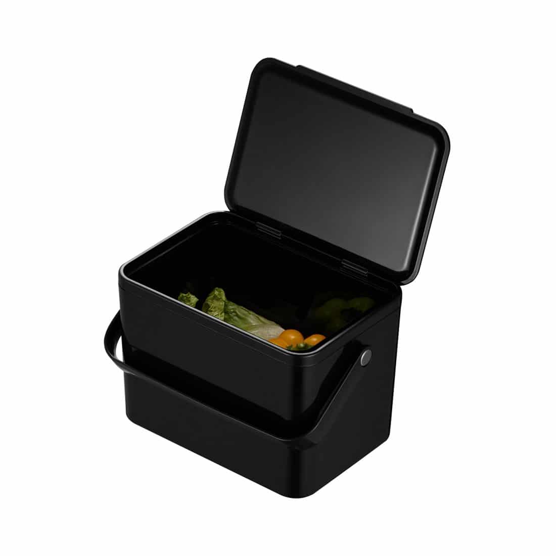 Countertop Trash Bin antibacterial 4L Black