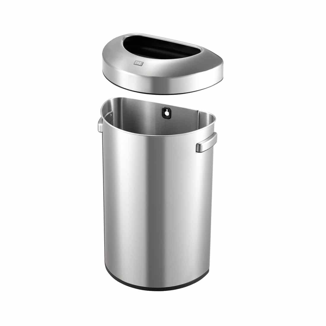 Urban Semi-round Bin 80L Matt s/s