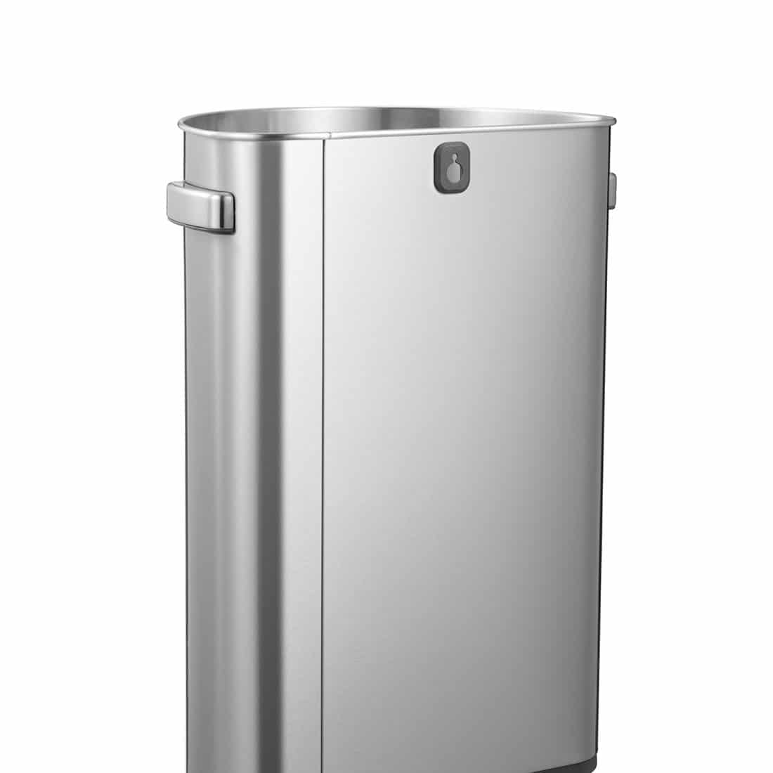 Urban Semi-round Bin 80L Matt s/s