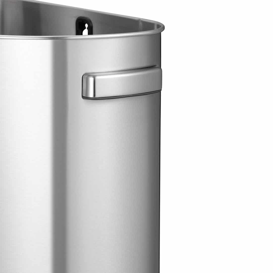 Urban Semi-round Bin 80L Matt s/s