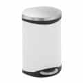 Shell Bin Step Bin 10l White