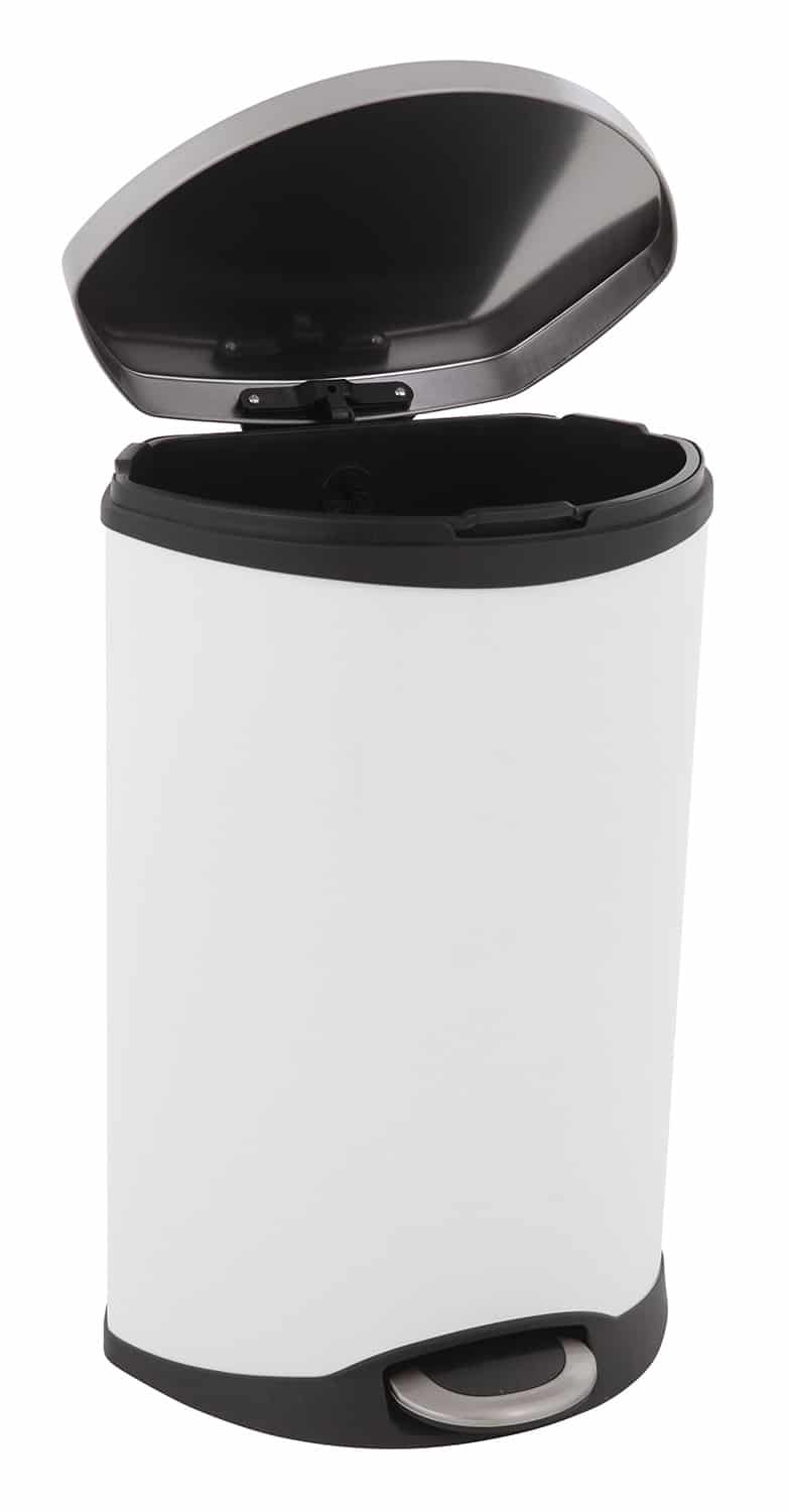 Shell Bin Step Bin 50L White