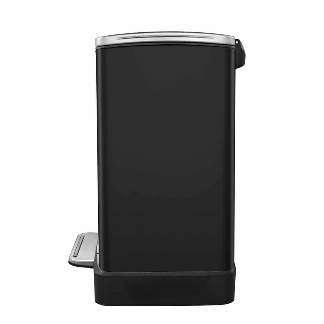 E-Cube Recycle Step Bin 10+9L Black