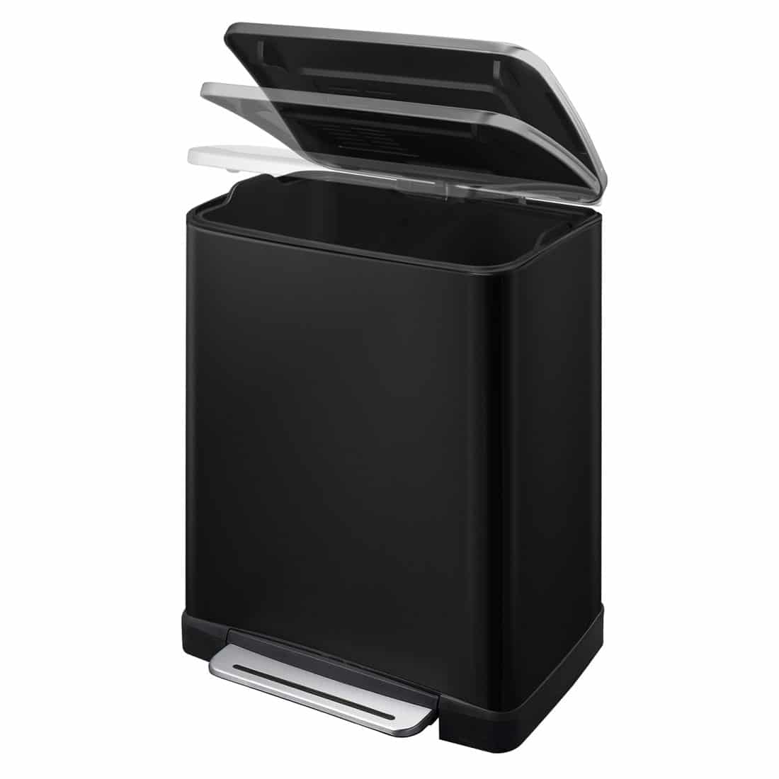 E-Cube Step Bin 50L Black