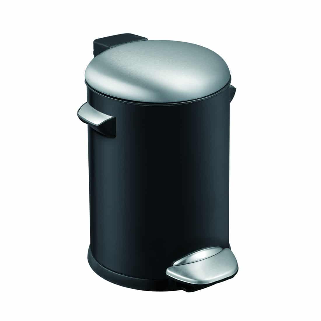 Belle Deluxe Step Bin 3L Black