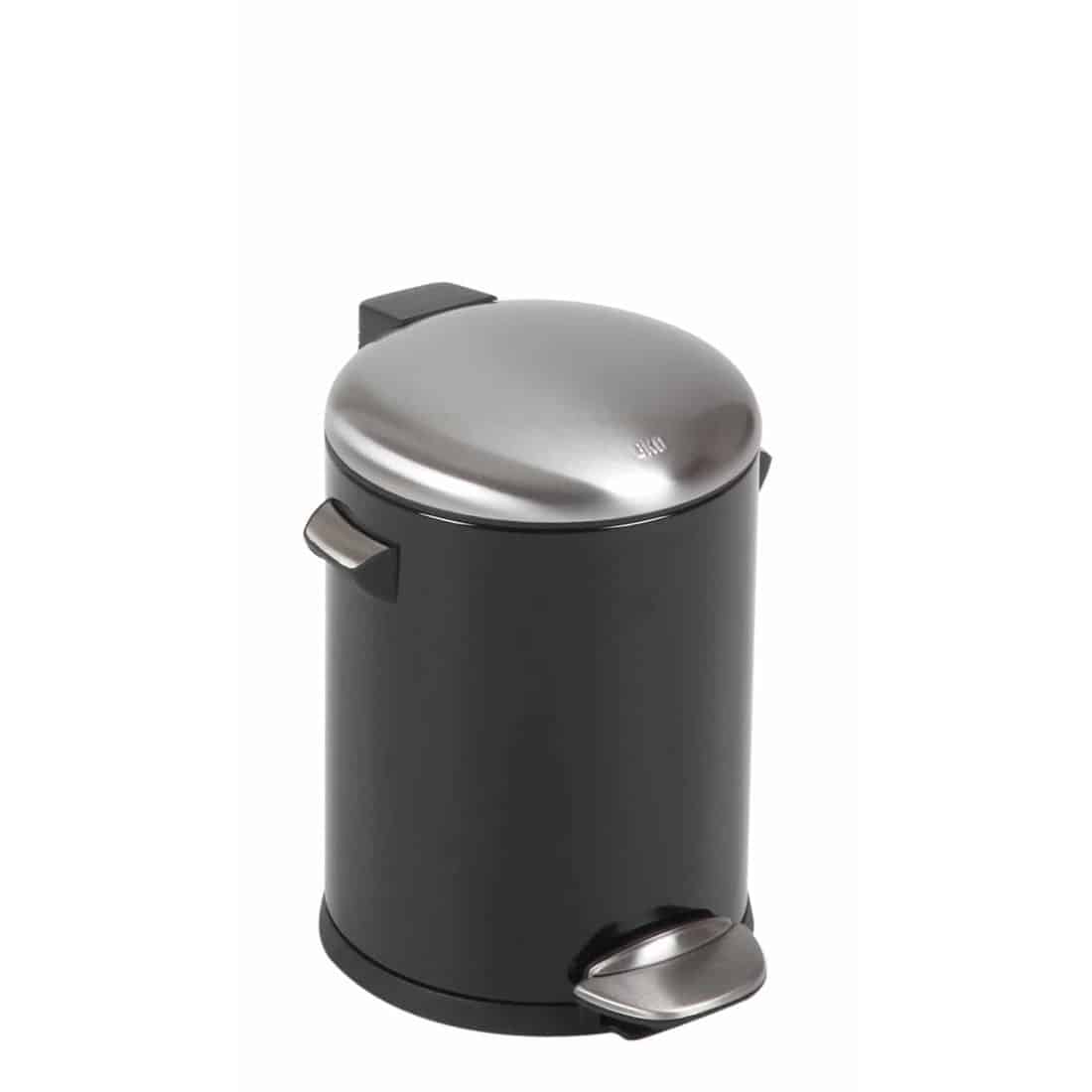 Belle Deluxe Step Bin 5l Black