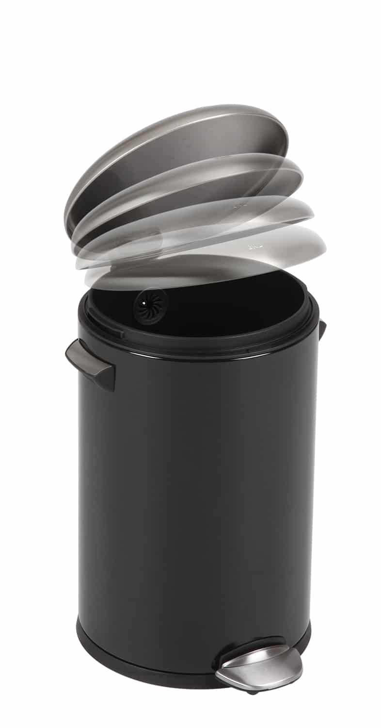 Belle Deluxe Step Bin 12L Black