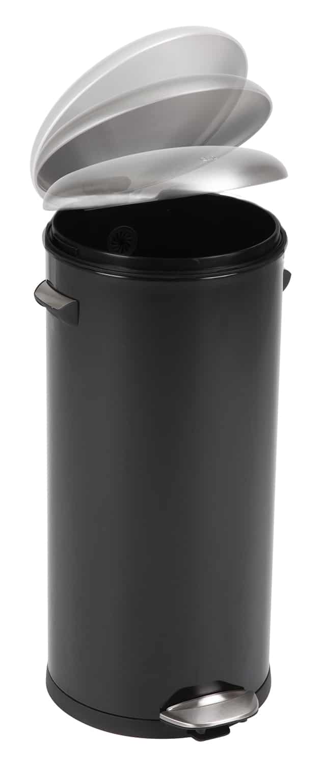 Belle Deluxe Step Bin 30L Black