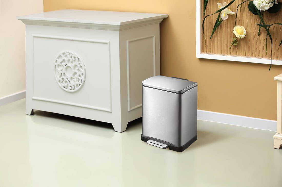 E-Cube Step Bin 12L Matt s/s