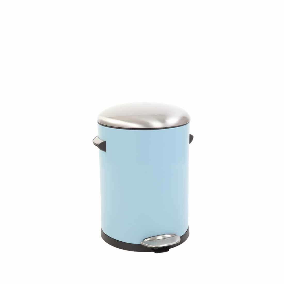 Belle Deluxe Step Bin 3L Light Blue