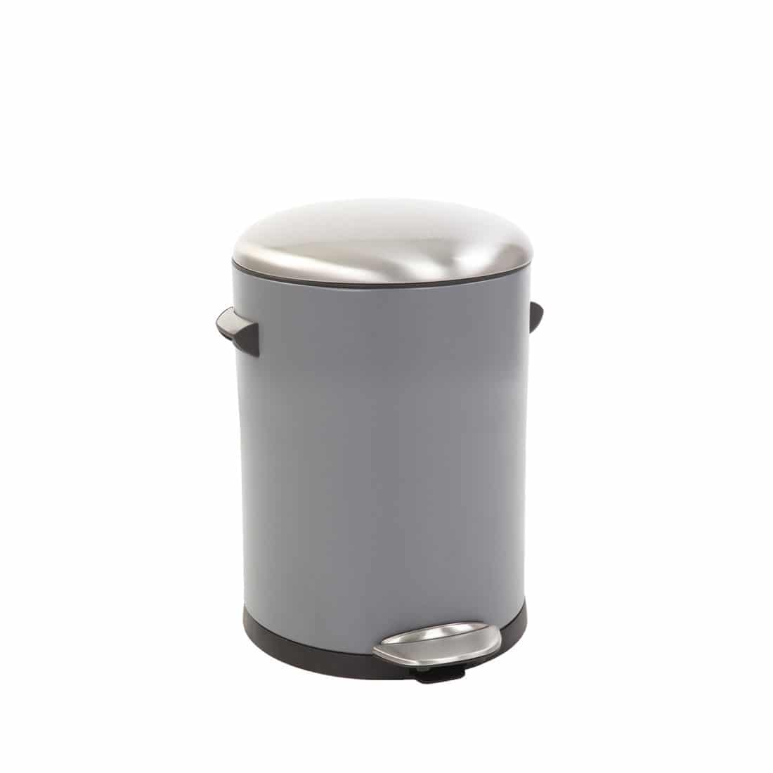 Belle Deluxe Step Bin 5L Grey