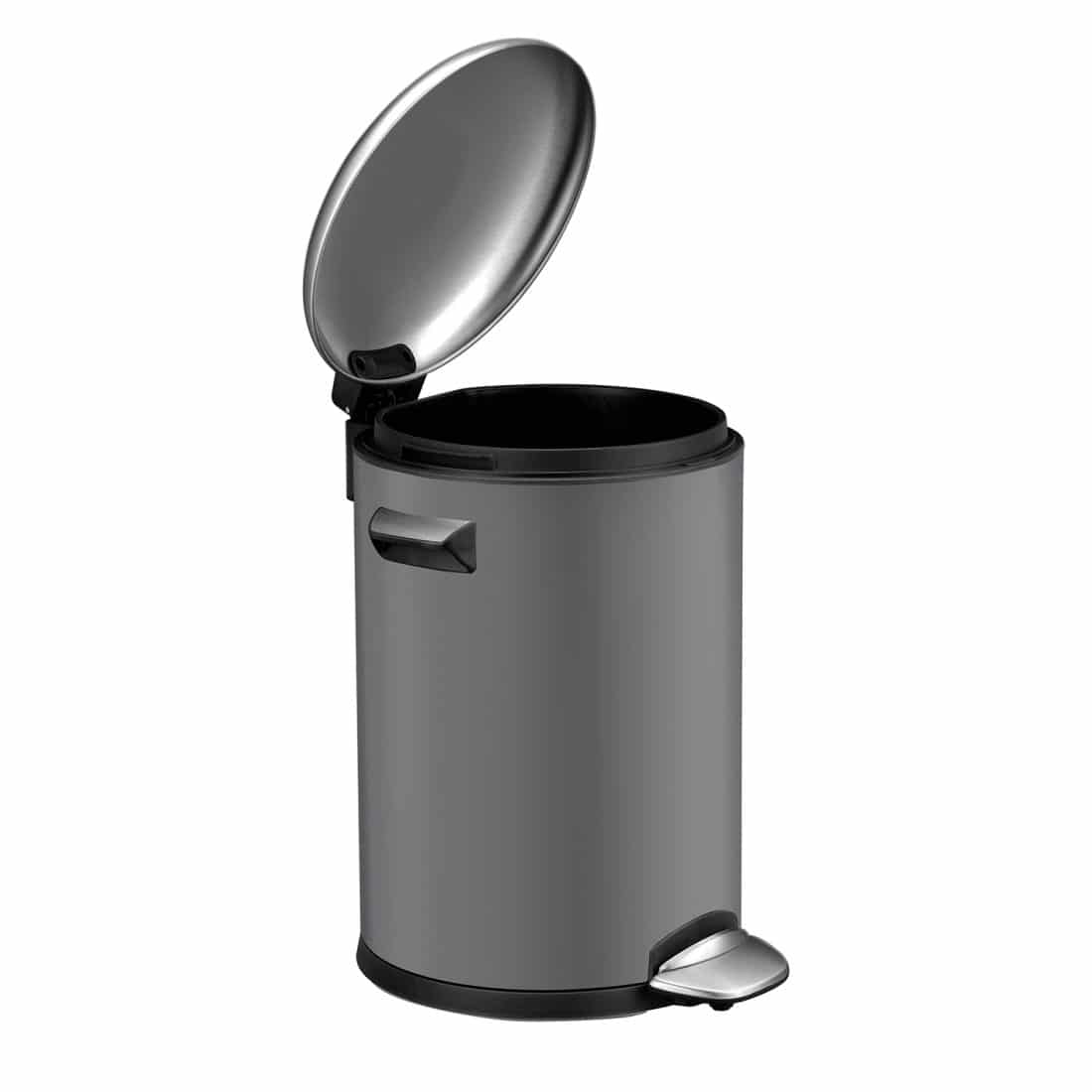 Belle Deluxe Step Bin 5L Grey