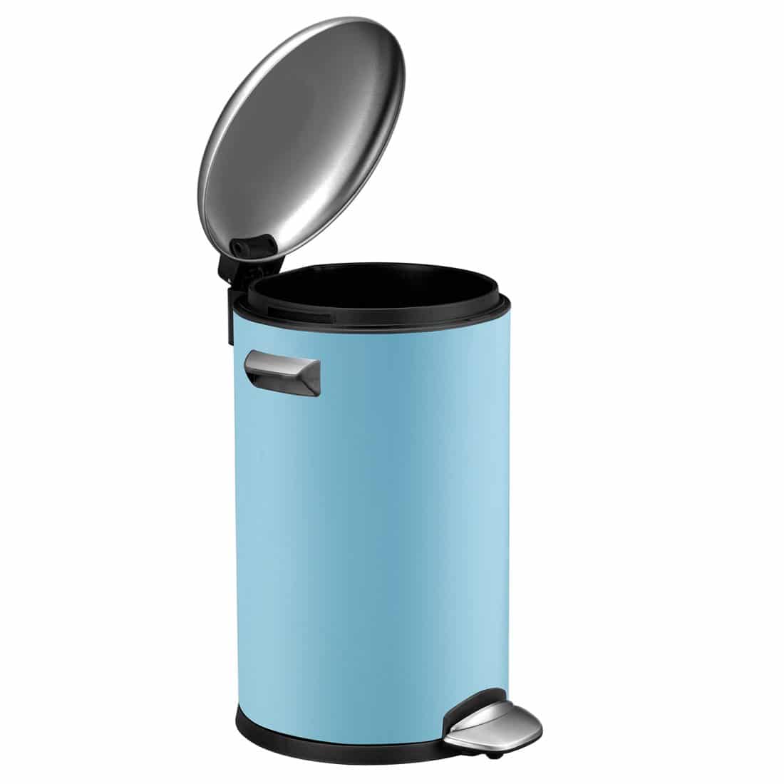 Belle Deluxe Step Bin 12L Light Blue