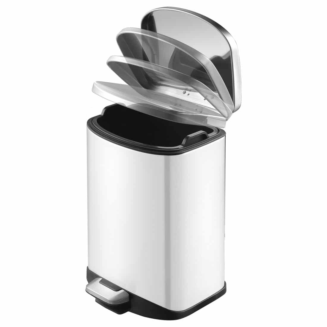 Della Step Bin 6L White