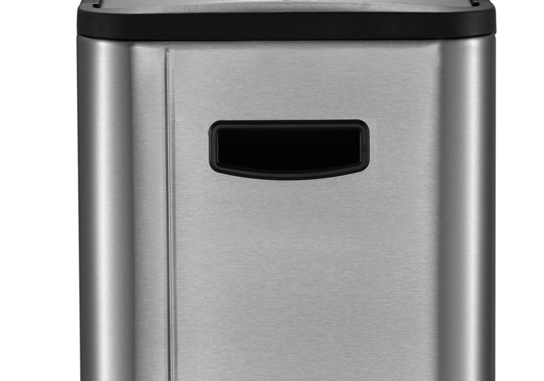 Ecoslim Recycle Step Bin 20+20L Matt s/s