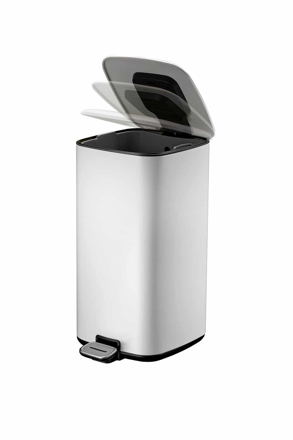 Regent Step Bin 20L White