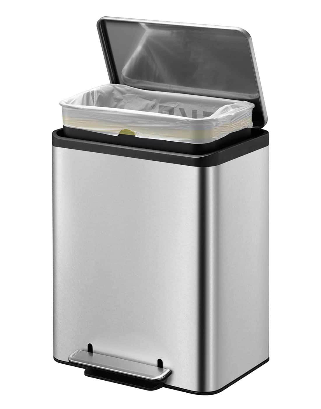 EcoCasa Step Bin 30L Matt s/s